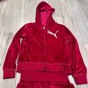 Puma Set for girls size M worn